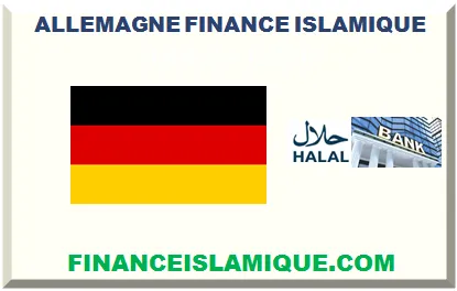 ALLEMAGNE FINANCE ISLAMIQUE 2026