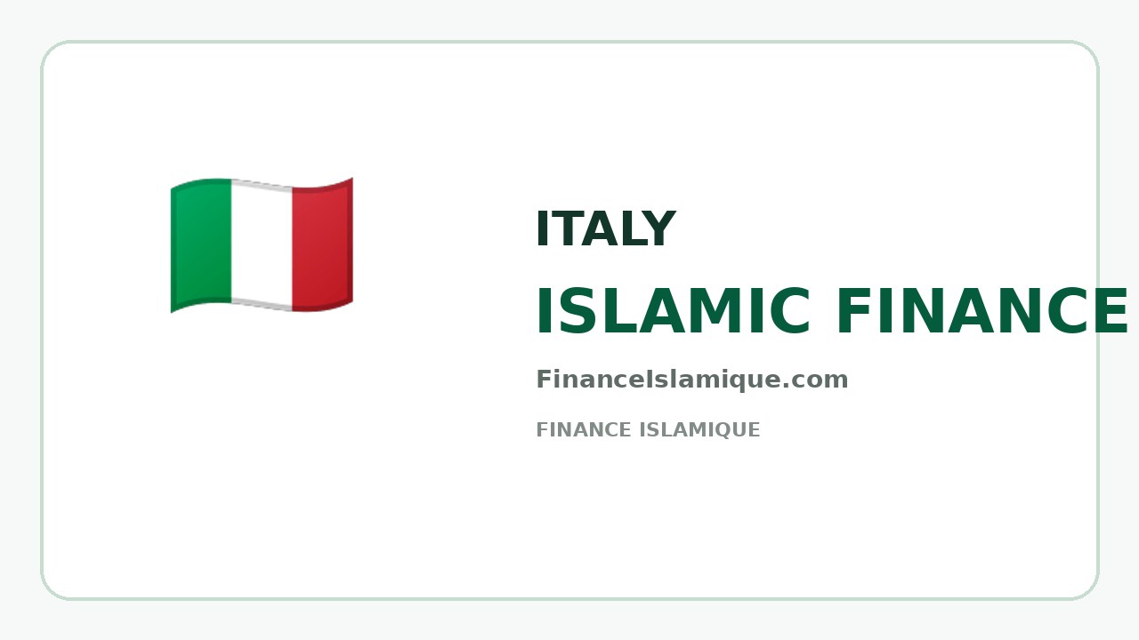 Islamische Finanzierung in italien