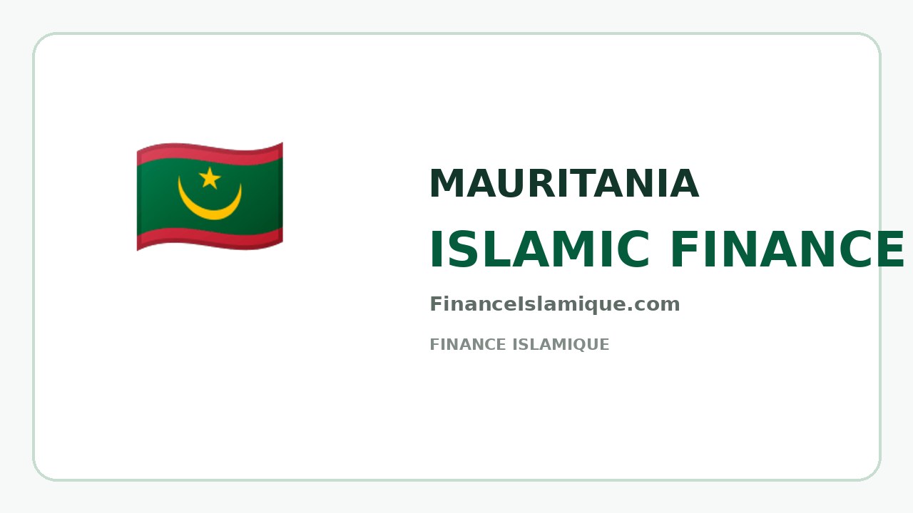 Islamische Finanzierung in mauretanien