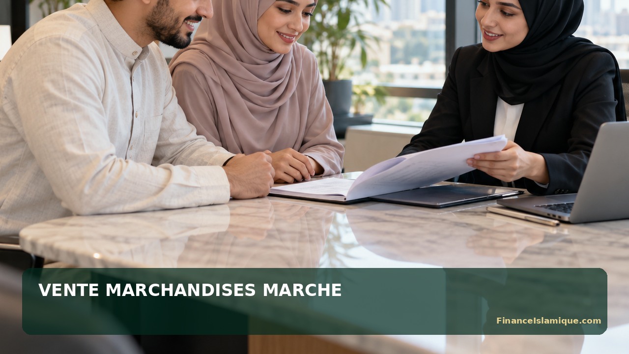 Vente Marchandises Marche Islamique